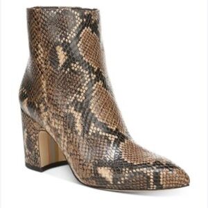 Sam Edelman Snake Ankle Booties